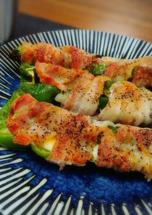 ＊ジャンボピーマンとチーズの豚肉巻き＊-レシピのメイン写真
