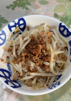 豚そぼろの肉もやし-レシピのメイン写真