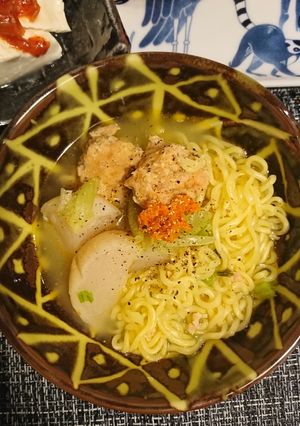 鶏団子とかぶのスープdeラーメン-レシピのメイン写真