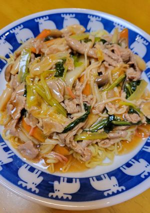 簡単絶品♪野菜たっぷりのあんかけ焼きそば-レシピのメイン写真
