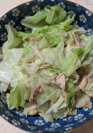 簡単★キャベツとツナの炒め物-レシピのメイン写真