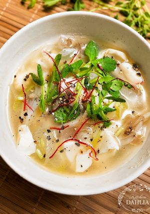 【豆腐のミニマルスープ🥣】温かい🌿胃にやさしい♪-レシピのメイン写真