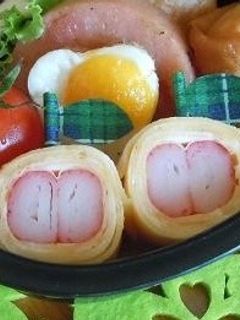 薄焼き卵かにかま巻き-レシピのメイン写真