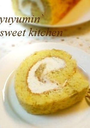 *しっとりバナナロールケーキ*-レシピのメイン写真