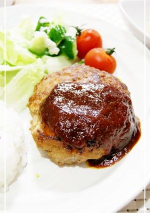 *めちゃウマ★塩麹in豆腐ハンバーグ*-レシピのメイン写真