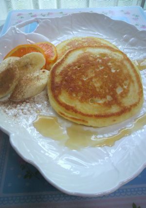 ふわふわ♪パンケーキ♪材料3つ-レシピのメイン写真
