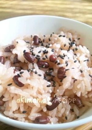 炊飯器de簡単お赤飯♪節句やお祝いに-レシピのメイン写真