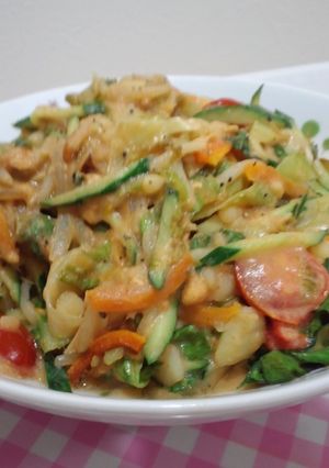 サラダリメイク☆野菜炒め-レシピのメイン写真
