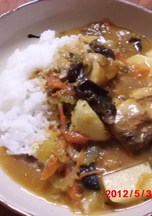 サバの水煮缶とトマトの薬膳カレー-レシピのメイン写真
