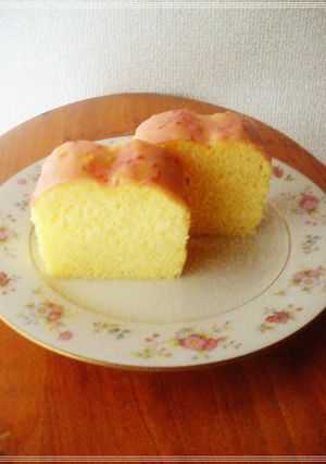 いちごアイシングの♡ホワイトチョコケーキ-レシピのメイン写真