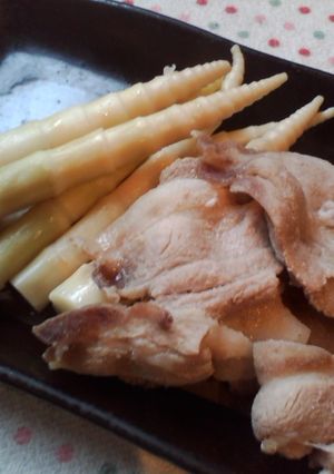 塩麹で筍と豚バラの煮物-レシピのメイン写真