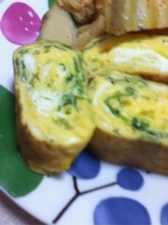 水菜の卵焼き☆-レシピのメイン写真