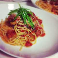 トマトとベーコンのパスタ-レシピのメイン写真