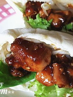 味噌だれの鶏肉☆ピタパンサンド-レシピのメイン写真