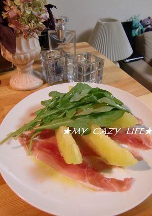 ★生ハムとメロンのイタリアンサラダ★-レシピのメイン写真