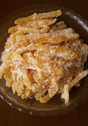 夏みかんの皮の砂糖漬け-レシピのメイン写真