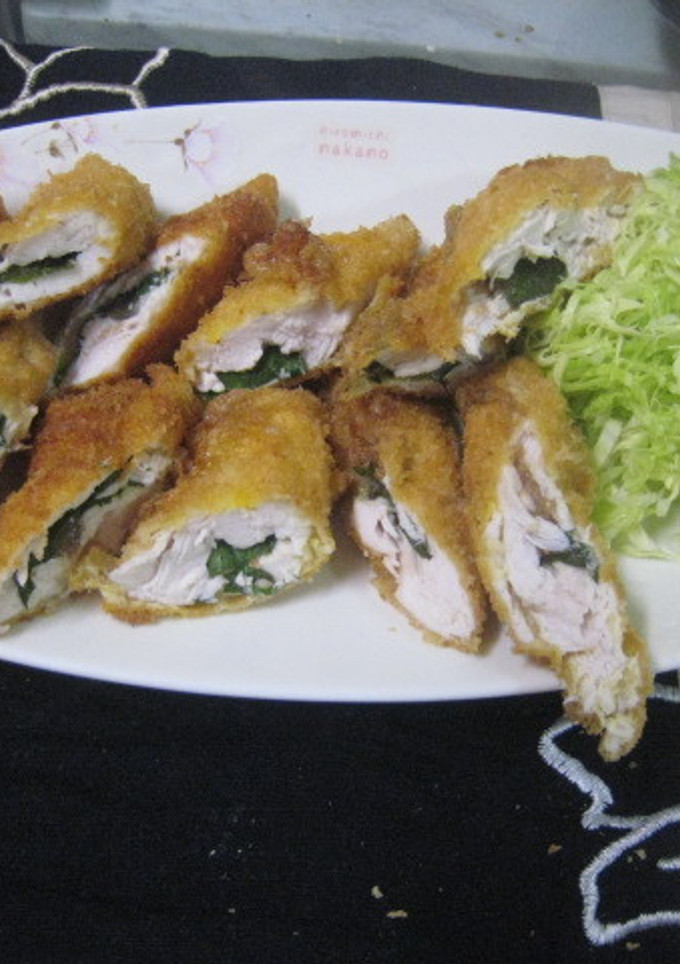 鶏ささみの梅肉しそフライ-レシピのメイン写真