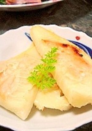 ワインとどうぞ☆筍の酒粕チーズ味噌焼き-レシピのメイン写真