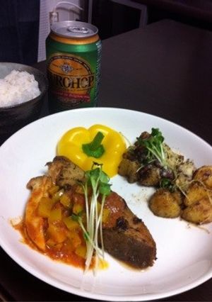 カレイのソテー、トマトソースがけ-レシピのメイン写真