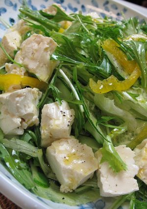 豆腐と季節の野菜サラダ-レシピのメイン写真