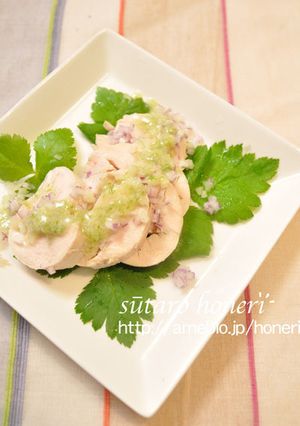 25分で作れる鶏ハム、塩麹でウマウマ!-レシピのメイン写真