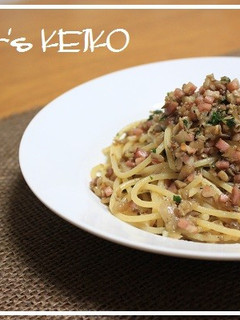 まいたけとベーコンのスパゲティ-レシピのメイン写真