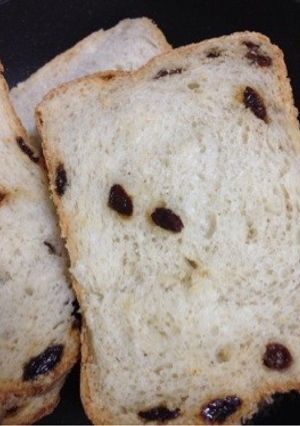 HB★ふわふわ食パン(レーズン)-レシピのメイン写真