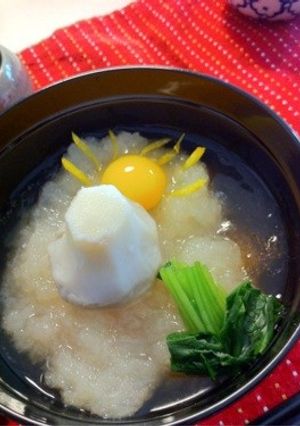 一富士二鷹合格祈願お雑煮-レシピのメイン写真