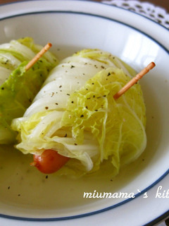 *白菜のウィンナーロール煮*-レシピのメイン写真