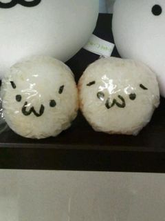 キャラ弁・お子様ランチに☆顔文字おにぎり-レシピのメイン写真