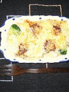 豆腐で作ったホワイトソースのドリア-レシピのメイン写真