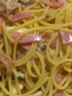 キノコとベーコンの和風パスタ-レシピのメイン写真