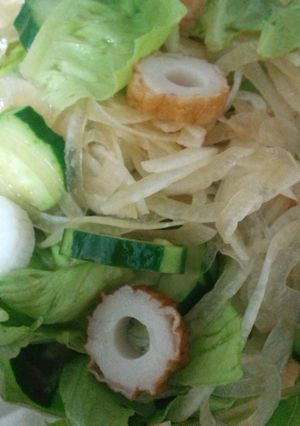 新玉ねぎとサラダ菜のサラダ-レシピのメイン写真