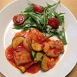 洋食屋さんのチキントマトチーズ煮込み