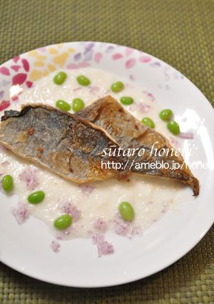 鯵のムニエル 長芋塩麹クリームソース-レシピのメイン写真