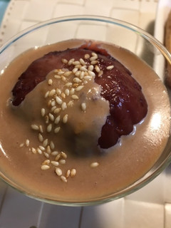 いちじくの赤ワイン煮☆胡麻ソース-レシピのメイン写真