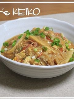 【農家のレシピ】中華あんかけ玉子丼-レシピのメイン写真