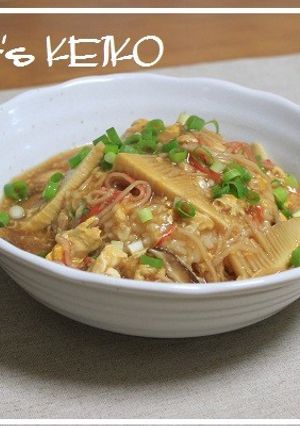 【農家のレシピ】中華あんかけ玉子丼-レシピのメイン写真