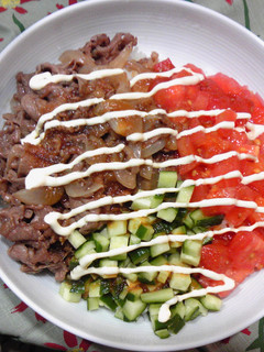 焼肉野菜どんぶり-レシピのメイン写真