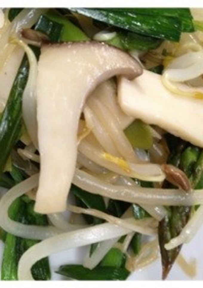 簡単☆もやし・エリンギのめんぽん炒め-レシピのメイン写真