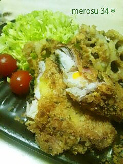 鯛のチーズ巻きフライ-レシピのメイン写真