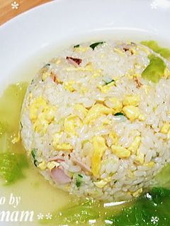 レタスのあんかけチャーハン-レシピのメイン写真