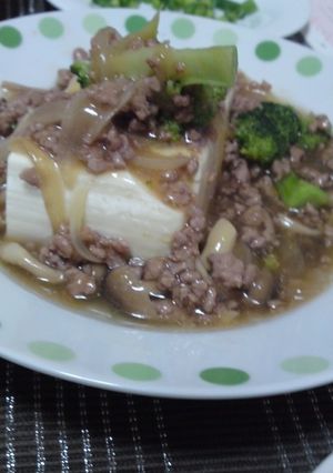 激ウマ☆豆腐の挽き肉あんかけ-レシピのメイン写真