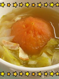 トマト丸ごとコンソメスープ-レシピのメイン写真