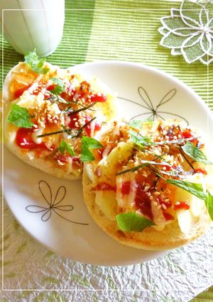 じゃが芋×茹で卵の塩麹マヨケチャトースト-レシピのメイン写真