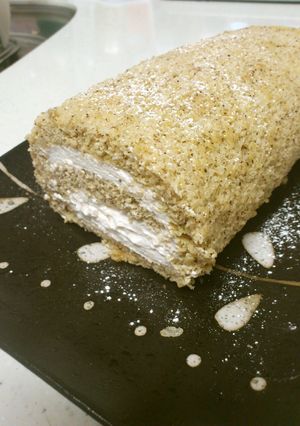 米粉のロールケーキ☆きな粉クリーム-レシピのメイン写真