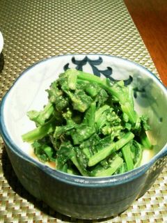菜の花の酢味噌和え-レシピのメイン写真