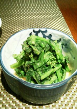 菜の花の酢味噌和え-レシピのメイン写真
