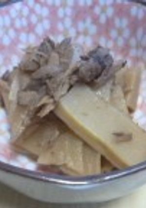 たけのこのかつお煮-レシピのメイン写真
