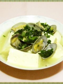 あさりと豆腐の中華風煮込み-レシピのメイン写真